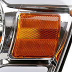 2006-2008 Dodge RAM 1500/ 2006-2009 Dodge RAM 2500/3500 LED Tube Projector Headlights (Chrome Housing/Clear Lens)