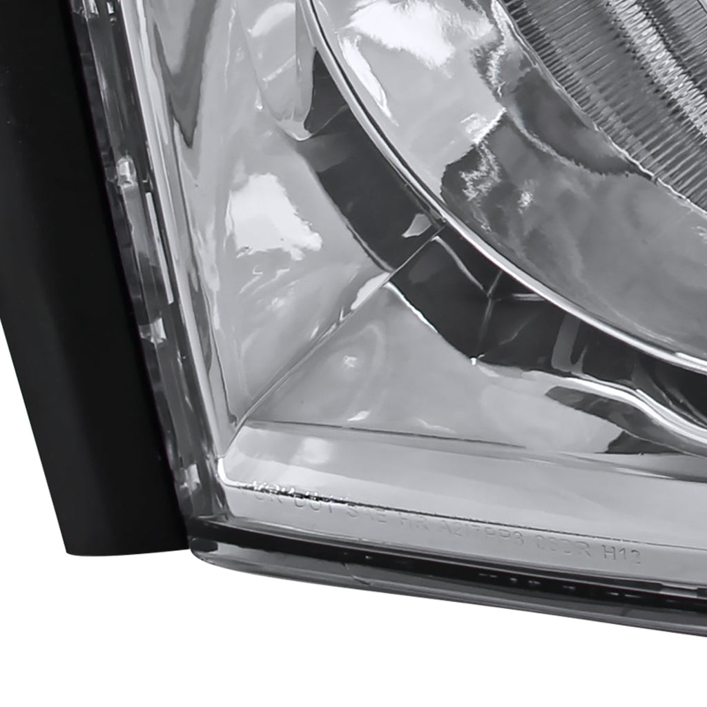 2006-2008 Dodge RAM 1500/ 2006-2009 RAM 2500 3500 Retro Style Projector Headlights (Chrome Housing/Clear Lens)