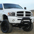 2006-2008 Dodge RAM 1500/ 2006-2009 RAM 2500 3500 Retro Style Projector Headlights (Chrome Housing/Clear Lens)