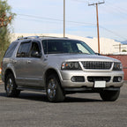 2002-2005 Ford Explorer Dual Halo Projector Headlights (Matte Black Housing/Clear Lens)