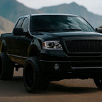 2004-2008 Ford F-150/ 2006-2008 Lincoln Mark LT Projector Style Headlights w/ LED Bar (Chrome Housing/Clear Lens)