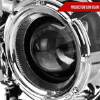 2004-2008 Ford F-150/ 2006-2008 Lincoln Mark LT Switchback Sequential LED C-Bar Projector Headlights (Chrome Housing/Clear Lens)