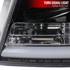 2004-2008 Ford F-150/ 2006-2008 Lincoln Mark LT LED C-Bar Projector Headlights (Jet Black Housing/Clear Lens)