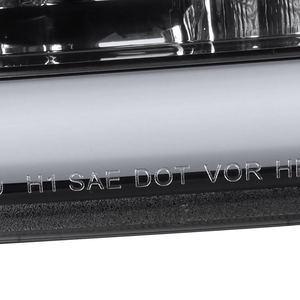 2004-2008 Ford F-150/ 2006-2008 Lincoln Mark LT LED C-Bar Projector Headlights (Jet Black Housing/Clear Lens)