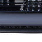 2004-2008 Ford F-150/ 2006-2008 Lincoln Mark LT LED C-Bar Projector Headlights (Glossy Black Housing/Smoked Lens)