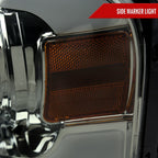 2004-2008 Ford F-150/ 2006-2008 Lincoln Mark LT Projector Style Headlights w/ LED Bar (Chrome Housing/Smoked Lens)