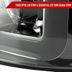 2004-2008 Ford F-150/ 2006-2008 Lincoln Mark LT Switchback Sequential LED C-Bar Projector Headlights (Chrome Housing/Smoked Lens)