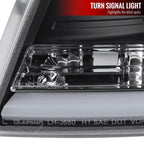 2004-2008 Ford F-150/ 2006-2008 Lincoln Mark LT LED C-Bar Projector Headlights (Matte Black Housing/Clear Lens)