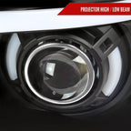 2004-2008 Ford F-150/ 2006-2008 Lincoln Mark LT LED Tube Projector Headlights (Matte Black Housing/Clear Lens)
