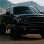 2004-2008 Ford F-150/ 2006-2008 Lincoln Mark LT LED Tube Projector Headlights (Matte Black Housing/Clear Lens)