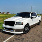 2004-2008 Ford F-150/ 2006-2008 Lincoln Mark LT Projector Headlights w/ Amber Reflectors (Matte Black Housing/Clear Lens)