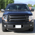 2009-2014 Ford F-150 Projector Headlights w/ LED Light Strip (Chrome Housing/Clear Lens)