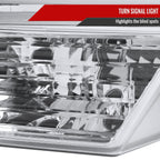 2009-2014 Ford F-150 LED C-Bar Projector Headlights (Chrome Housing/Clear Lens)