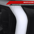 2009-2014 Ford F-150 LED C-Bar Projector Headlights (Jet Black Housing/Clear Lens)