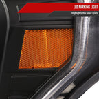 2009-2014 Ford F-150 LED C-Bar Projector Headlights (Matte Black Housing/Clear Lens)