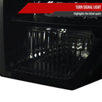 2009-2014 Ford F-150 Projector Headlights w/ LED Light Strip (Black Housing/Smoked Lens)