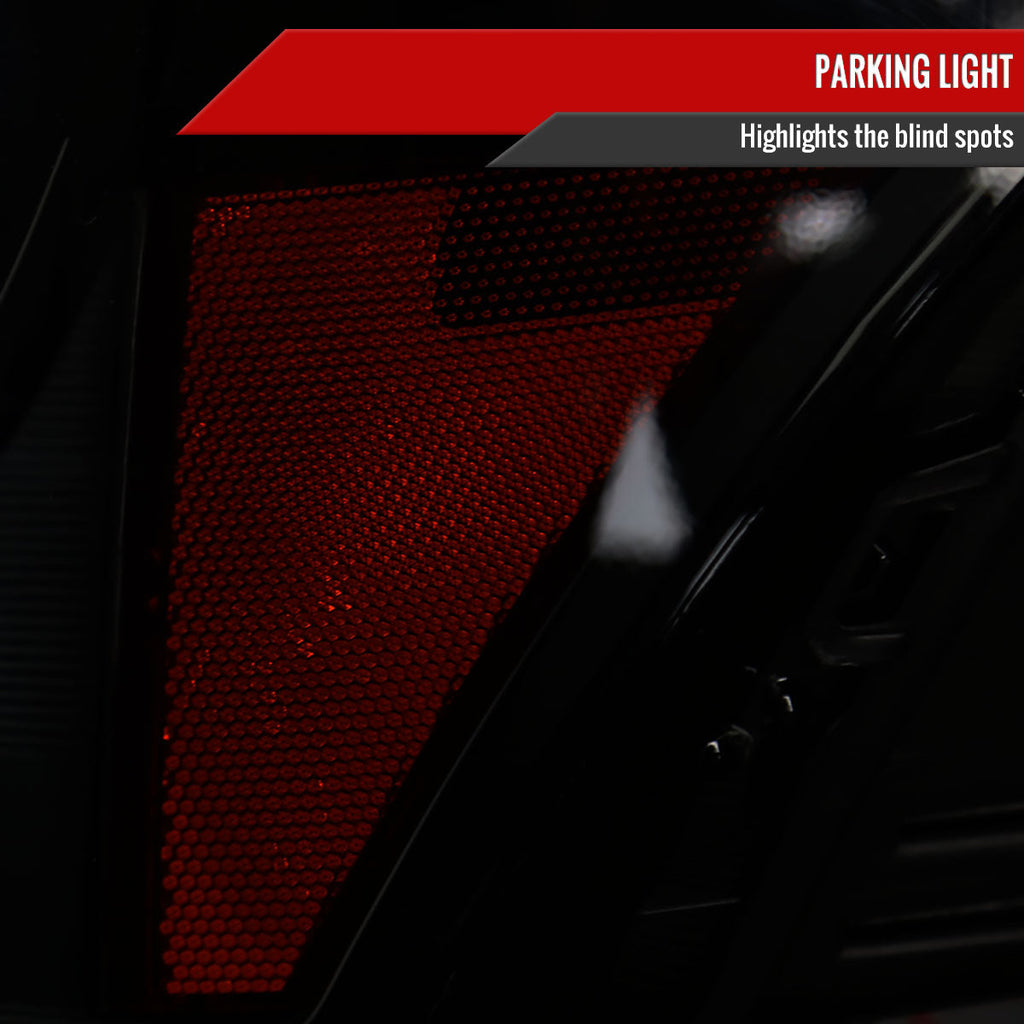 2009-2014 Ford F-150 Projector Headlights w/ LED Light Strip (Black Housing/Smoked Lens)
