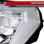 2015-2017 Ford F-150 LED Bar Projector Headlights (Chrome Housing/Clear Lens)