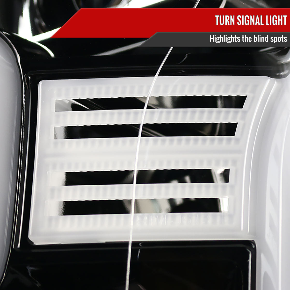 2015-2017 Ford F-150 LED Bar Projector Headlights (Jet Black Housing/Clear Lens)