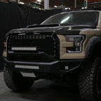 2015-2017 Ford F-150 LED Bar Projector Headlights - RS (Matte Black Housing / Clear Lens)