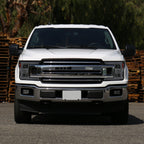 2018-2020 Ford F-150 LED C-Bar Projector Headlights w/ Switchback Sequential Turn Signal Lights (Chrome Housing / Smoked Lens)