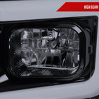 2018-2020 Ford F-150 LED C-Bar Projector Headlights (Black Housing / Smoked Lens)