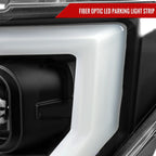 2018-2020 Ford F-150 LED C-Bar Projector Headlights (Black Housing / Clear Lens)