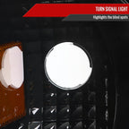 1997-2004 Ford F-150 / 1997-2002 Expedition LED C-Bar Projector Headlights (Jet Black Housing/Clear Lens)