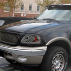 1997-2004 Ford F-150 / 1997-2002 Expedition Projector Headlights w/ SMD LED Light Strip (Chrome Housing/Smoked Lens)