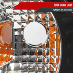 1997-2004 Ford F-150 / 1997-2002 Expedition LED C-Bar Projector Headlights (Black Housing/Clear Lens)