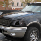1997-2004 Ford F-150 / 1997-2002 Expedition Projector Headlights w/ SMD LED Light Strip (Black Housing/Smoked Lens)