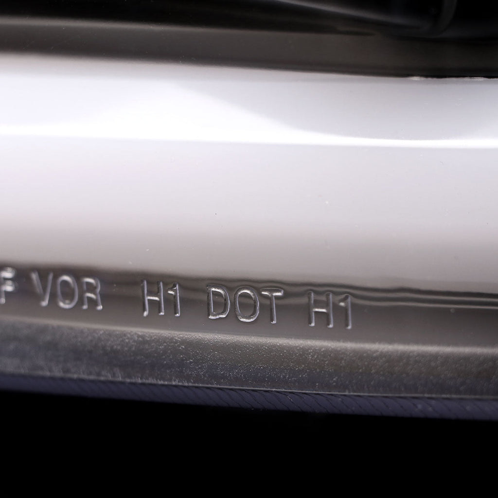 2008-2010 Ford F-250/F-350/F-450/F-550 LED Sequential Turn Signal Bar Projector Headlights (Matte Black Housing/Clear Lens)