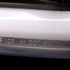 2008-2010 Ford F-250/F-350/F-450/F-550 LED Sequential Turn Signal Bar Projector Headlights (Matte Black Housing/Clear Lens)