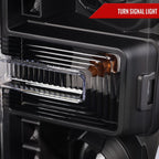 2017-2019 Ford F-250 F-350 F-450 F-550 Switchback LED C-Bar Projector Headlights (Matte Black Housing/Clear Lens)