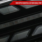 2007-2014 Toyota FJ Cruiser Switchback Sequential Turn Signal Animated LED Bar Projector Headlights (Matte Black Housing/Smoked Lens)