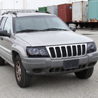 1999-2004 Jeep Grand Cherokee Dual Halo Projector Headlights (Glossy Black Housing/Smoked Lens)