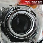 2010-2014 Subaru Legacy/Outback Projector Headlights (Chrome Housing/Clear Lens)- Driver Side Only