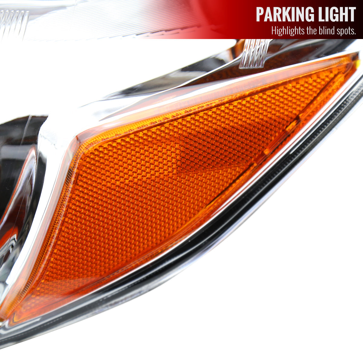 2010-2014 Subaru Legacy/Outback Projector Headlights (Chrome Housing/Clear Lens)- Driver Side Only