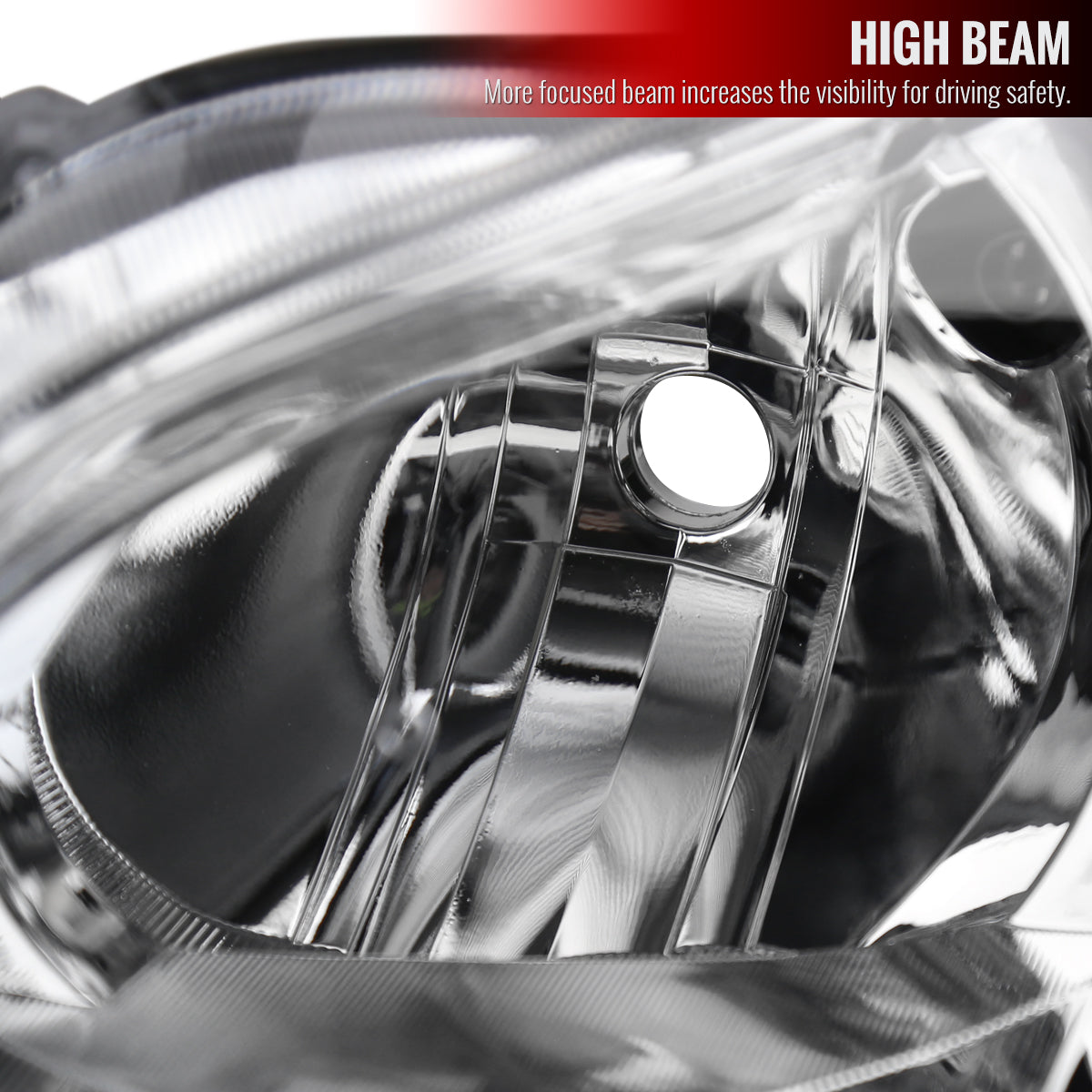 2010-2014 Subaru Legacy/Outback Projector Headlights (Chrome Housing/Clear Lens)- Driver Side Only