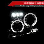 2005-2007 Nissan Pathfinder/ 2005-2008 Frontier Dual Halo Projector Headlights (Chrome Housing/Clear Lens)