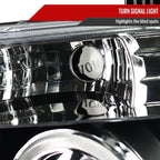 2005-2007 Nissan Pathfinder/ 2005-2008 Frontier Dual Halo Projector Headlights (Matte Black Housing/Clear Lens)