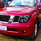 2005-2007 Nissan Pathfinder/ 2005-2008 Frontier Dual Halo Projector Headlights (Matte Black Housing/Clear Lens)