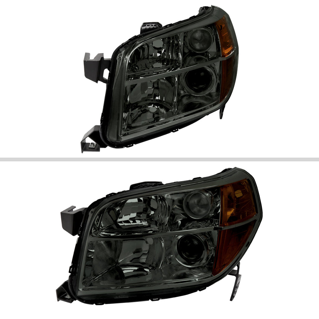 2006-2008 Honda Pilot Projector Style Headlights (Chrome Housing/Smoked Lens)