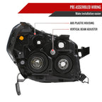 2006-2008 Honda Pilot Projector Style Headlights (Chrome Housing/Smoked Lens)