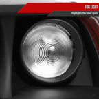 2006-2008 Honda Pilot Projector Style Headlights (Matte Black Housing/Clear Lens)