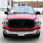 2006-2008 Dodge RAM 1500/ 2006-2009 RAM 2500 3500 Dual Halo Projector Headlights (Chrome Housing/Clear Lens)