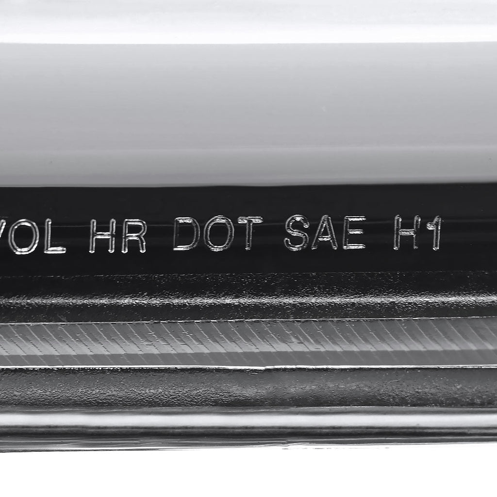 2006-2008 Dodge RAM 1500/ 2006-2009 2500 3500 Switchback LED C-Bar Projector Headlights (Jet Black Housing/Clear Lens)