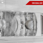 2009-2018 Dodge RAM 1500 / 2019-2021 RAM Classic / 2010-2018 RAM 2500 3500 Dual Halo Projector Headlights (Chrome Housing/Clear Lens)