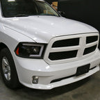 2009-2018 Dodge RAM 1500 / 2019-2021 RAM Classic/ 2010-2018 RAM 2500 3500 Switchback Sequential LED C-Bar Projector Headlights (Matte Black Housing/Clear Lens)