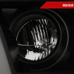 2009-2018 Dodge RAM 1500 / 2019-2021 RAM Classic/ 2010-2018 RAM 2500 3500 Switchback Sequential LED C-Bar Projector Headlights (Black Housing/Smoked Lens)